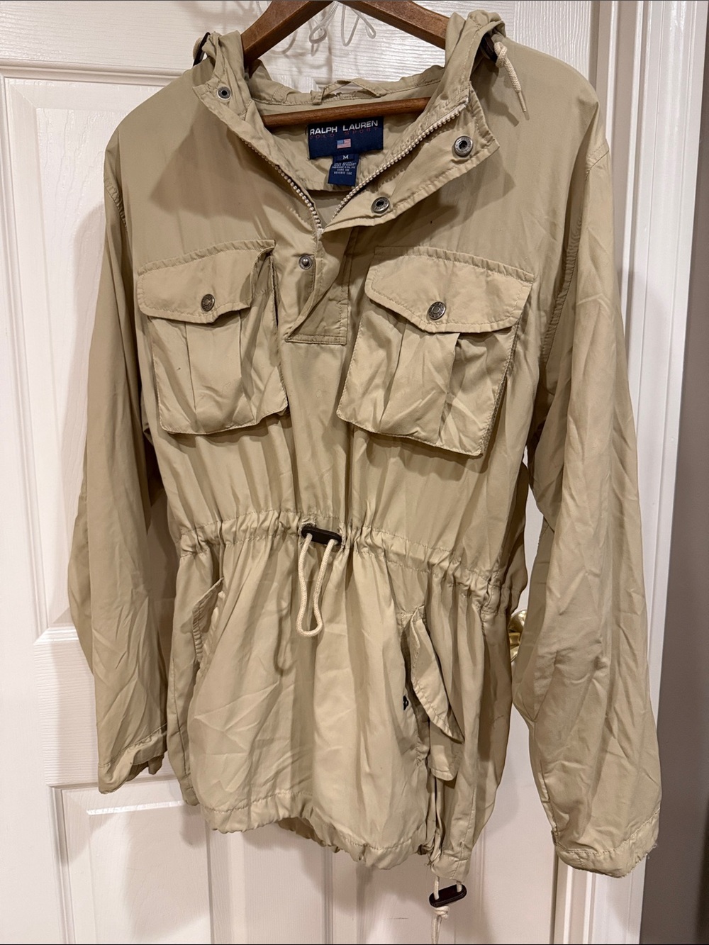 Ralph Lauren Khaki Utility Anorak Jacket